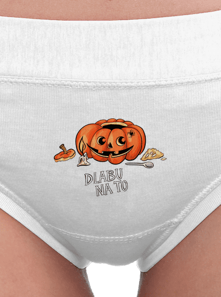 Dlabu na to dámské kalhotky White