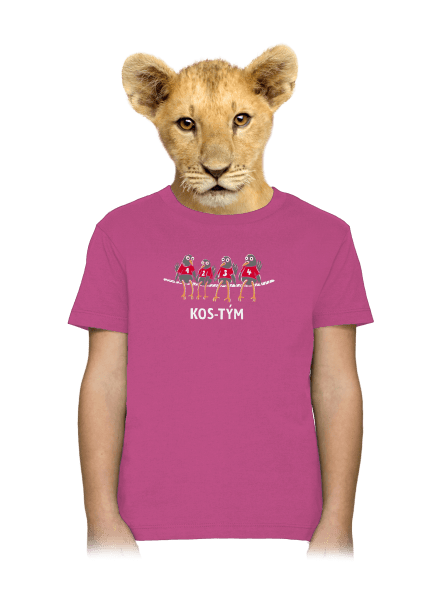 Kos-tým dětské tričko Fuchsia