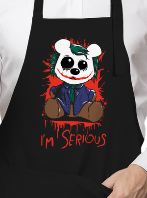 Serious zástěra Black