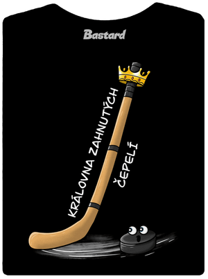 Král zahnutých čepelí - hokej dámské tričko Black