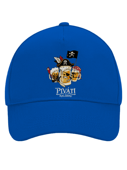 Piváti z Kalibiku kšiltovka baseballka Bright Royal