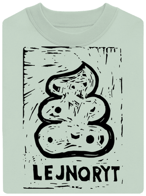 Lejnoryt unisex mikina bez kapuce Blush Mint