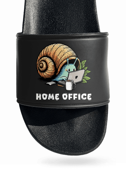Šnekův home office pantofle Black