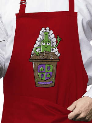 Ve víně je pravda zástěra Red