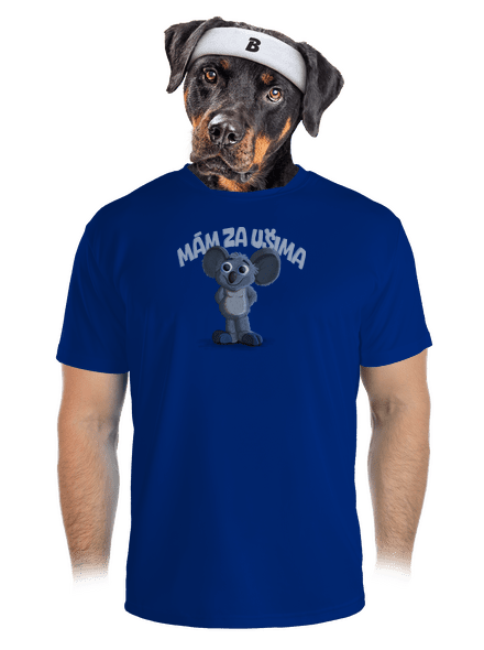 Mám za ušima pánské sportovní tričko Royal Blue Mal