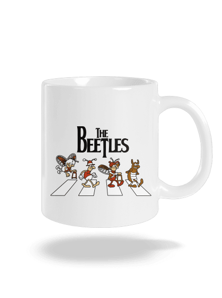Beatles klasický hrnek White