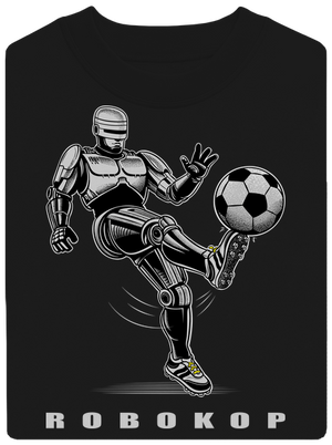 Robokop unisex mikina bez kapuce Black