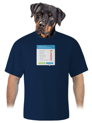 unisex tričko oversized