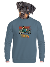 unisex mikina bez kapuce