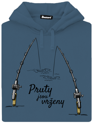 Pruty jsou vrženy dámská mikina klokanka Denim