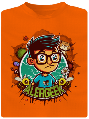 Alergeek dětské sportovní tričko Neon Orange