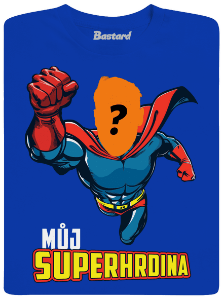 Můj superhrdina pánské dlouhý rukáv Royal Blue