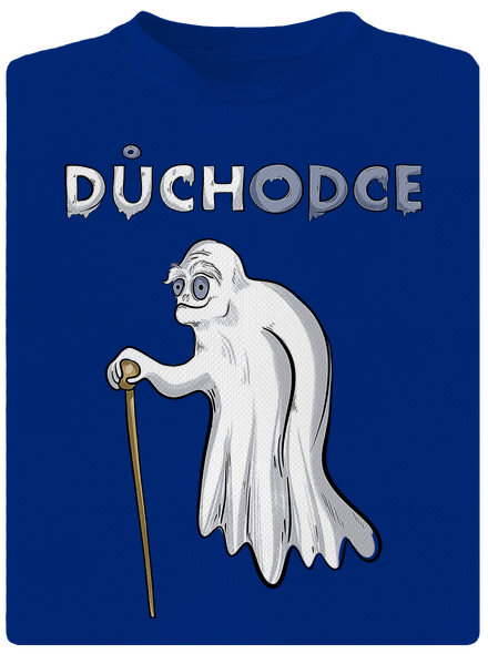 Duch důchodce pánské sportovní tričko Royal Blue Mal
