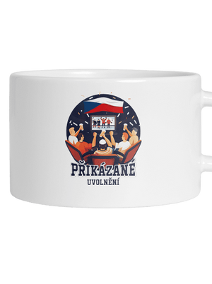 Přikázané uvolnění hrnek makronka White