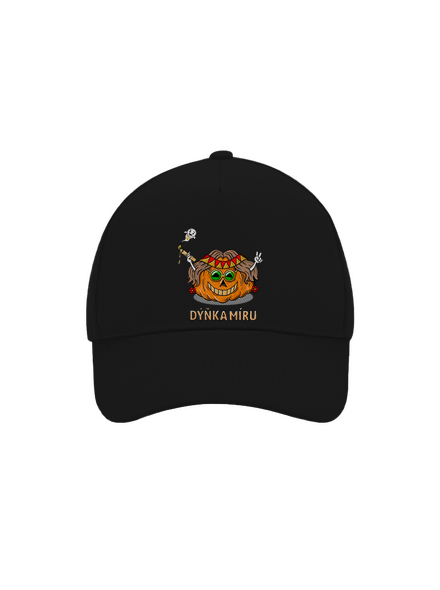 Dýňka míru kšiltovka baseballka Black