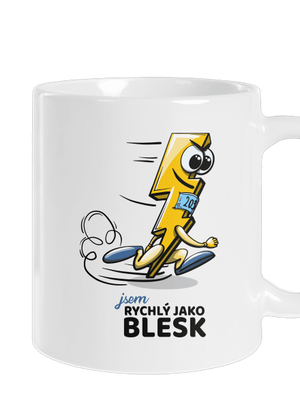 Rychlý jako blesk klasický hrnek White