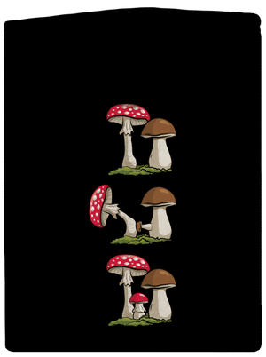 Z houbařské kroniky dámská mikina na zip Black