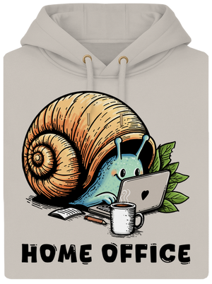 Šnekův home office unisex mikina premium Pastel Macchiato