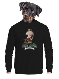unisex mikina bez kapuce