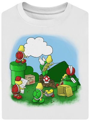 Jak se staví nový level? unisex tričko oversized White