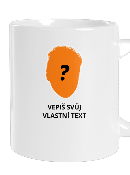 Tvoje hlava velký hrnek White