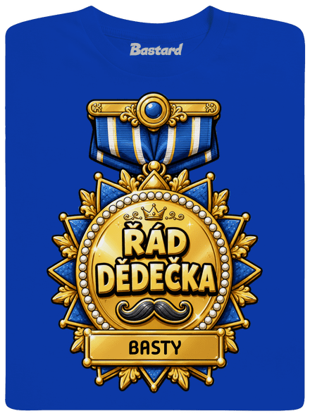 Řád dědečka pánské dlouhý rukáv Royal Blue