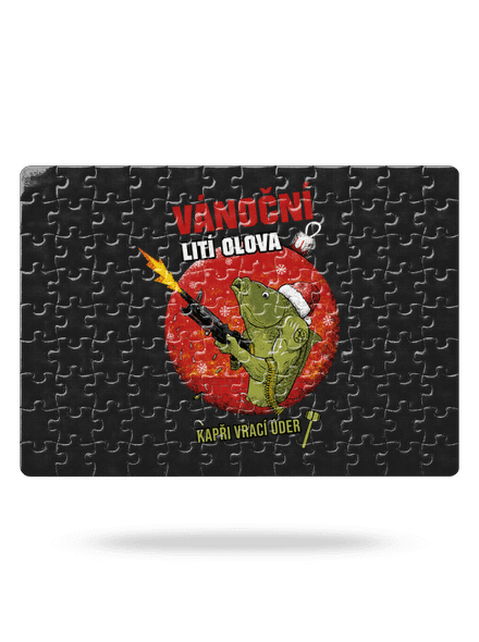 Vánoční lití olova puzzle White