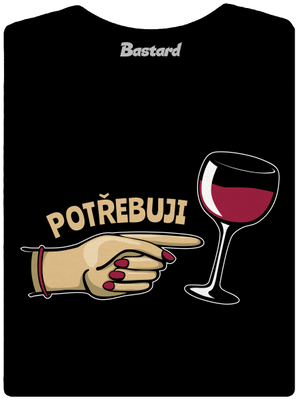Rodinné potřeby dámské tričko Black