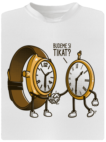 Tikání dětské sportovní tričko White