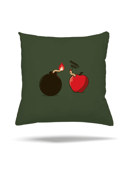 Bombovej účes polštář Olive Green