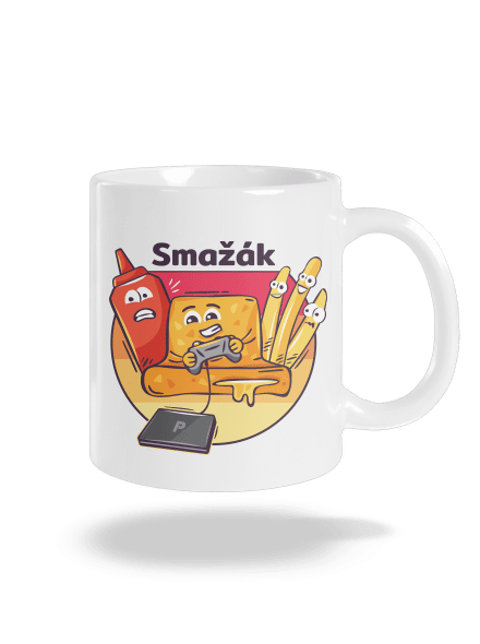Smažák klasický hrnek White
