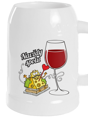 Navždy spolu půllitr White