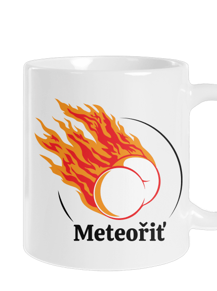 Meteořiť klasický hrnek White