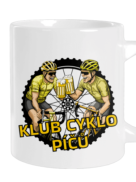 Klub cyklo píčů velký hrnek White