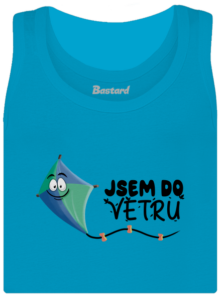 Do větru dámské tílko klasické Blue Atol