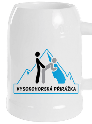 Vysokohorská přirážka půllitr White