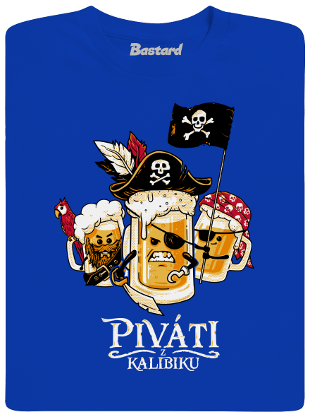 Piváti z Kalibiku pánské dlouhý rukáv Royal Blue