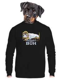 unisex mikina bez kapuce