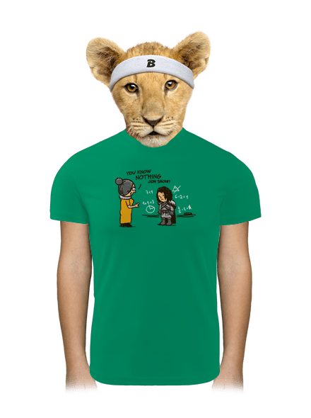 You Know Nothing dětské sportovní tričko Kelly Green Mal