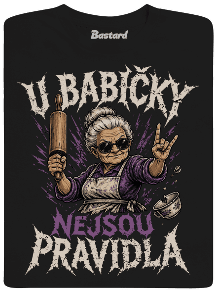 U babičky dětské tričko Black
