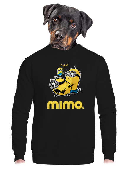 Mimo unisex mikina bez kapuce Black