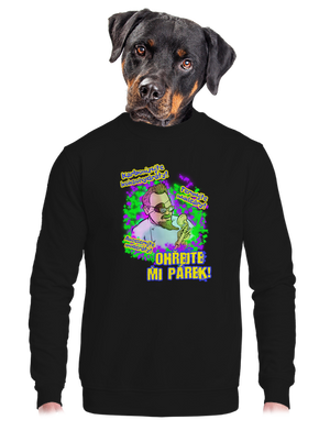 unisex mikina bez kapuce