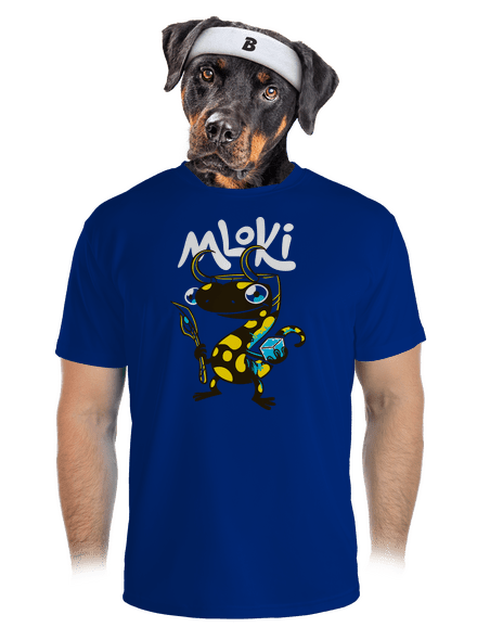 mLoki pánské sportovní tričko Royal Blue Mal
