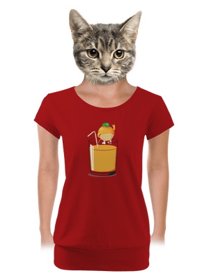 dámské tričko s lemem