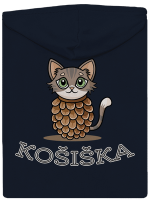 Košiška dámská mikina na zip Navy Mal