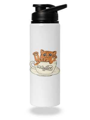 Kapučičíno lahev na vodu White