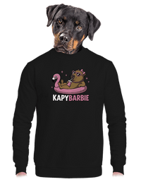 unisex mikina bez kapuce