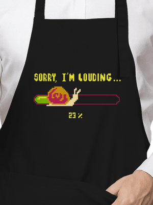 Louding zástěra Black