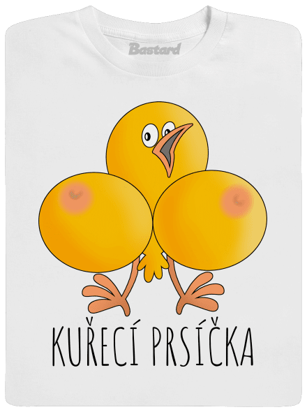 Kuřecí prsíčka pánské tričko White
