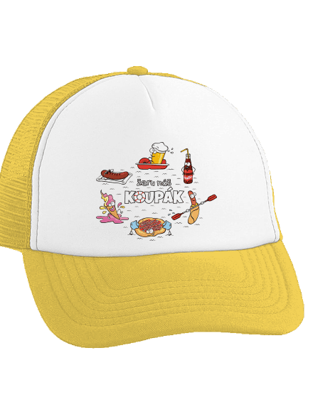 Český koupák kšiltovka truckerka Sunflower cap